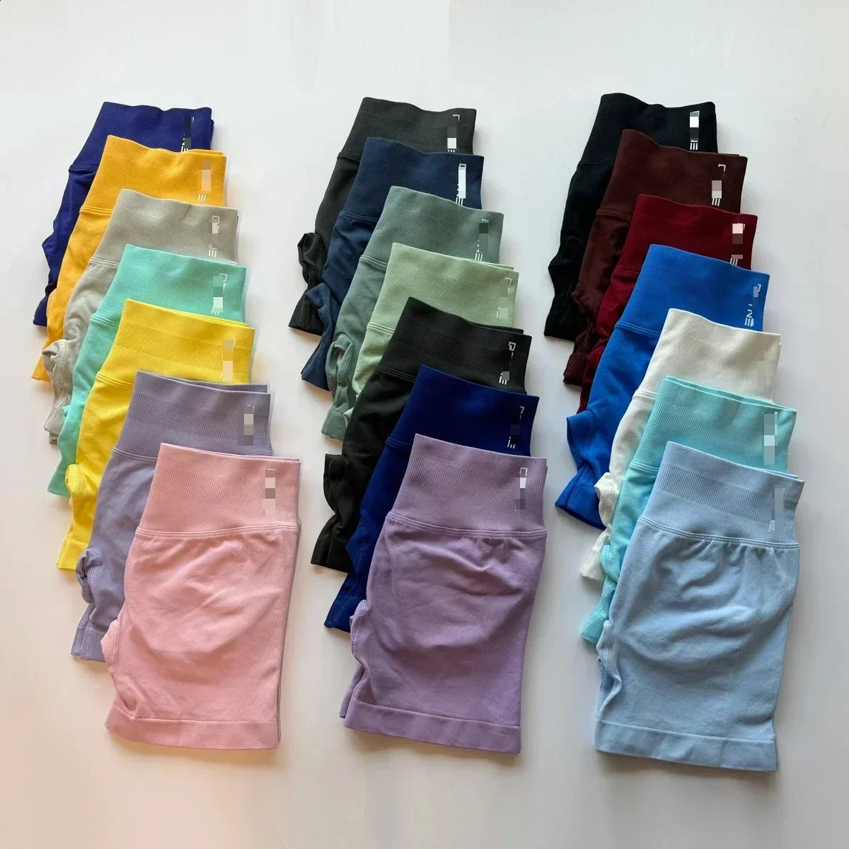 Impact Shorts With Low Ribbed Band Yoga Short Seamless Scrunch Bum Workout Gym Booty Stretch Running 241203