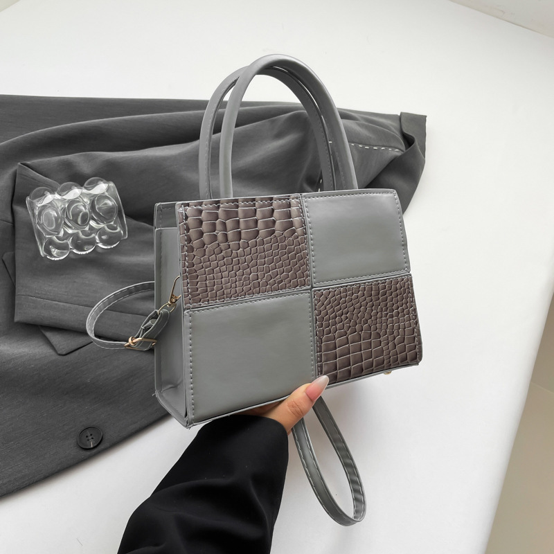 Large capacity women s trend new fashion bag women leisure s crocodile pattern designer handbag single shoulder crossbody bag