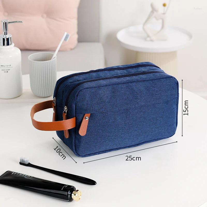 Waterproof Hanging Toiletry hot Bag for Men - Durable Canvas Travel Wash Organizer