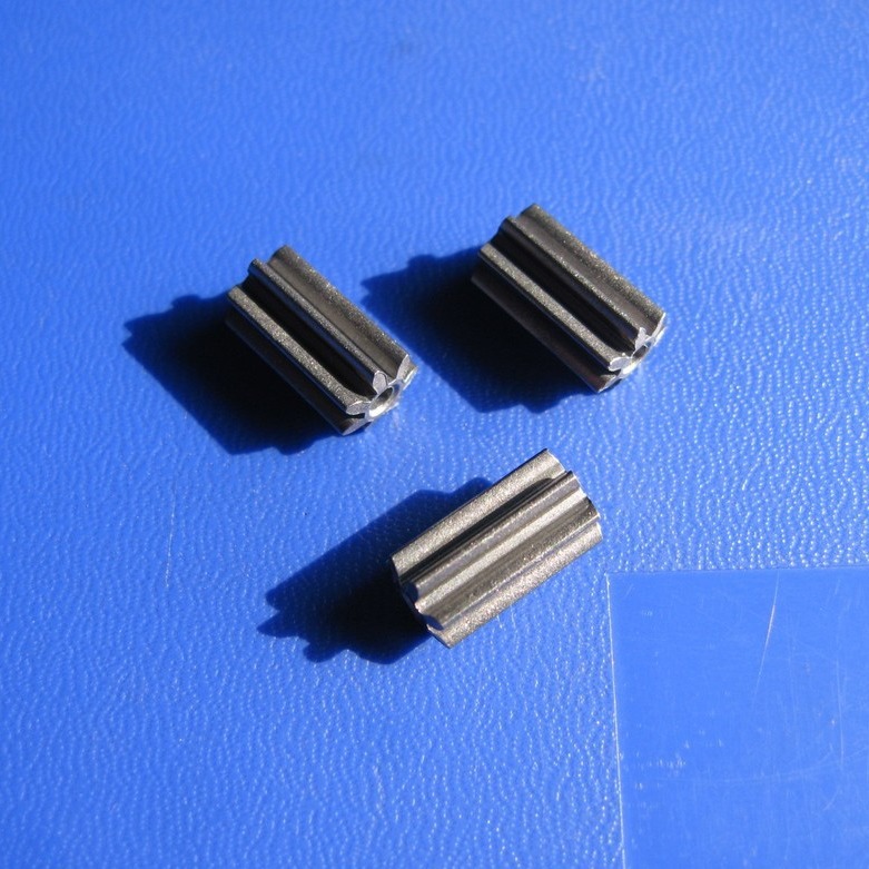 Straight Central Control Lock Gear - 0.8 Modulus, 7 Teeth, 2mm Inner Diameter - Powder Metallurgy