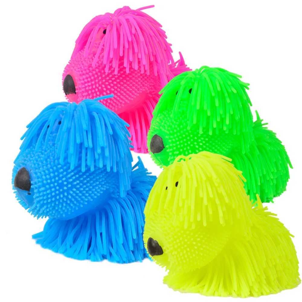 Interesting anxiety assisted sensor toy cute rabbit stress relief toy PVC dog stress relief toy for children W241204