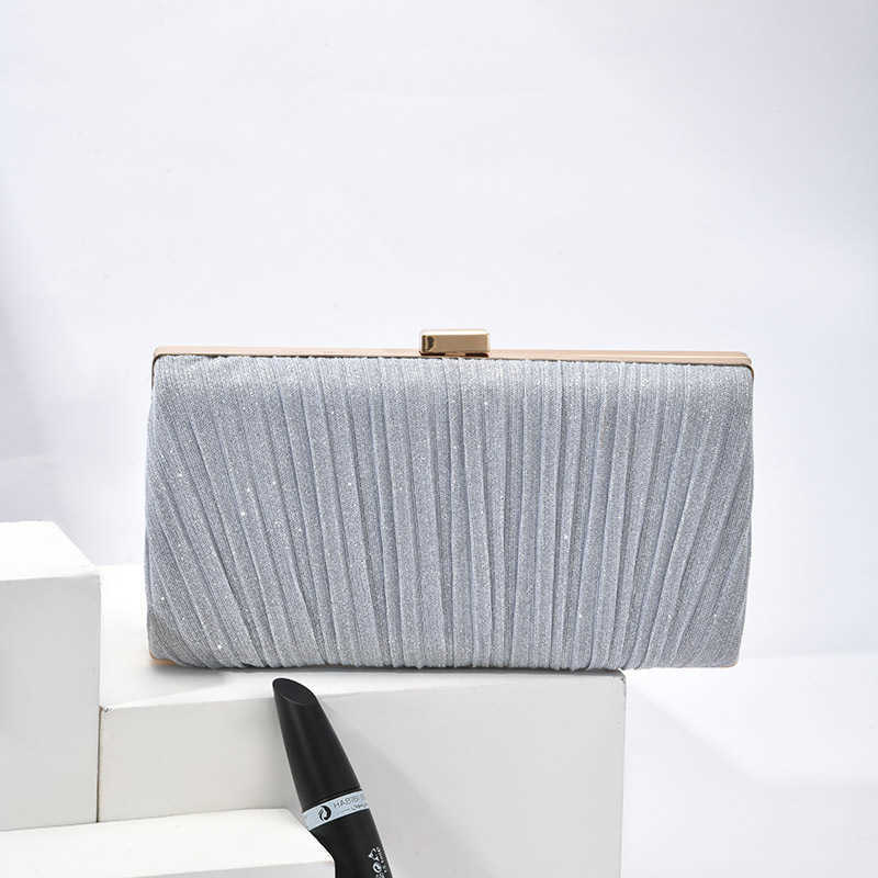 European Style Solid Color Dinner Bag Banquet Bag New Fashion Simple Bag Celebrity Handbag 241204