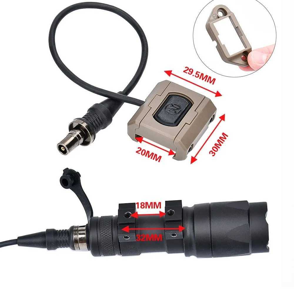 WADSN Airsoft Tactical SF M600 M300 Weapon Flash M600C M300A White LED Light with Modbutton Pressure Switch MLOK Key MODW241227