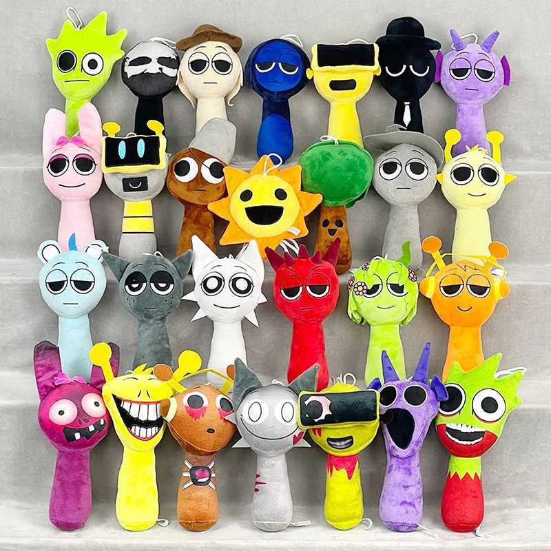 New Sprunki Plush Toys Sprunki Incredibox Plush Doll Anime Game Role Pillow Doll Children Stuffed Dolls Christmas GiftsXJ250218