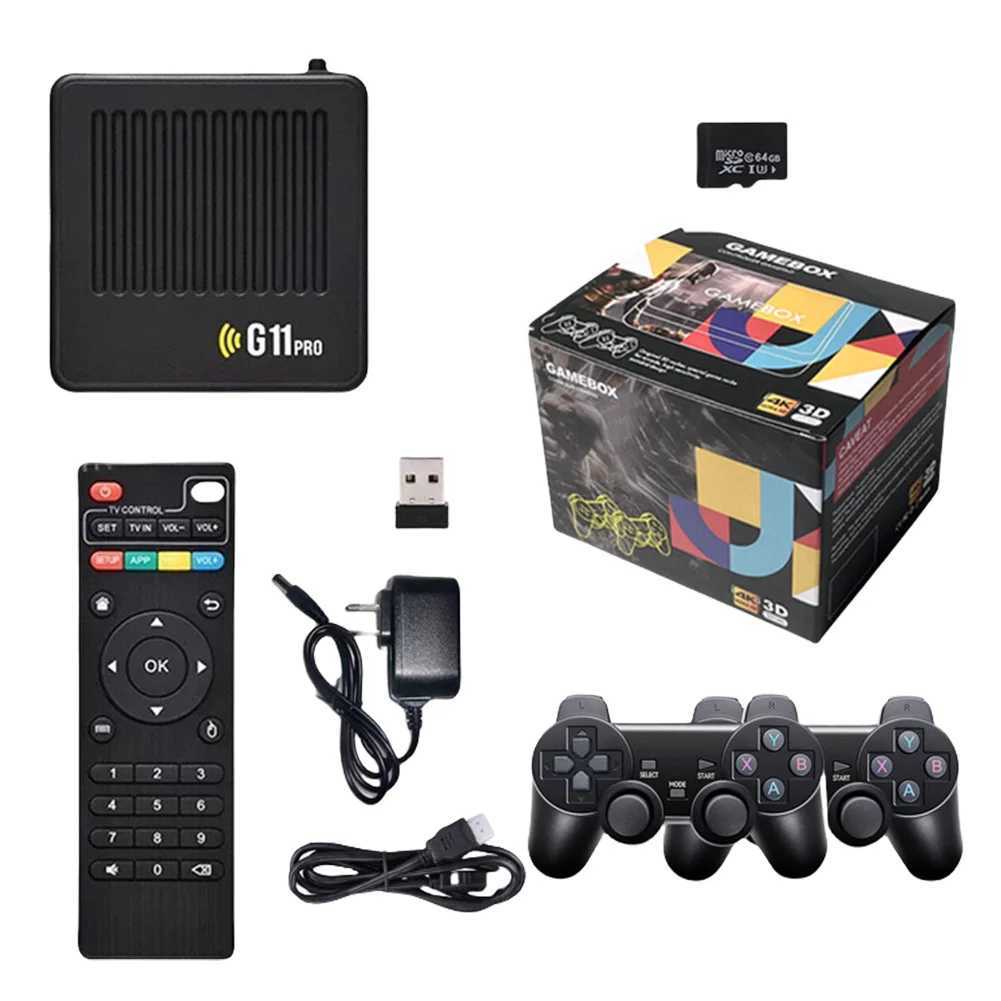 G11 Pro Video Game Console 256GB Game Box Built in 10000+ Retro Games 4K HD TV Game Stick 2.4G Wireless Gamepad Game AccessoriesXJ241204