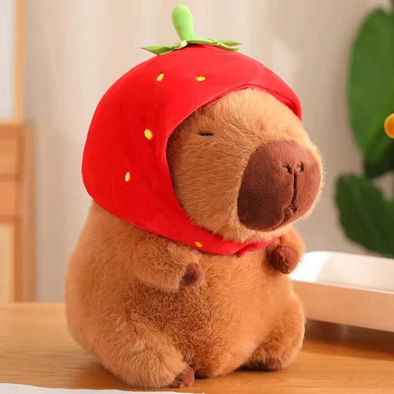 23cm Capybara Plush Toy Simulation Capibara Anime Fluff Toy Cute Doll Stuffed Animals Soft Plush Doll Christmas Gifts for KidsXJ250218
