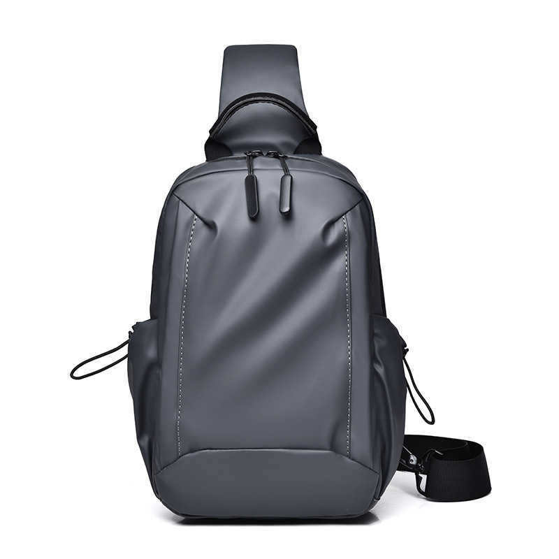 Waterproof Backpack, Men's Casual Crossbody Bag, Fashionable Men's Chest Bag, Sports Chest Bag, Multifunctional Wearresistant Bag 241204