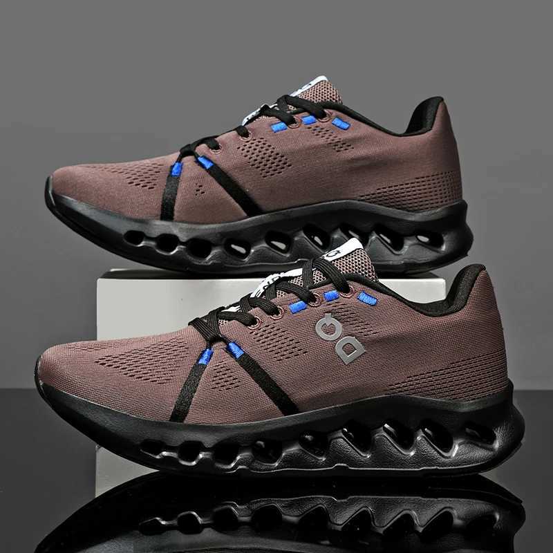 Men Casual Sports Running Shoes Marathon Air Cushion Breathable Lightweight Men Comfortable Athletic Nonskid Sneakers OutdoorC250408