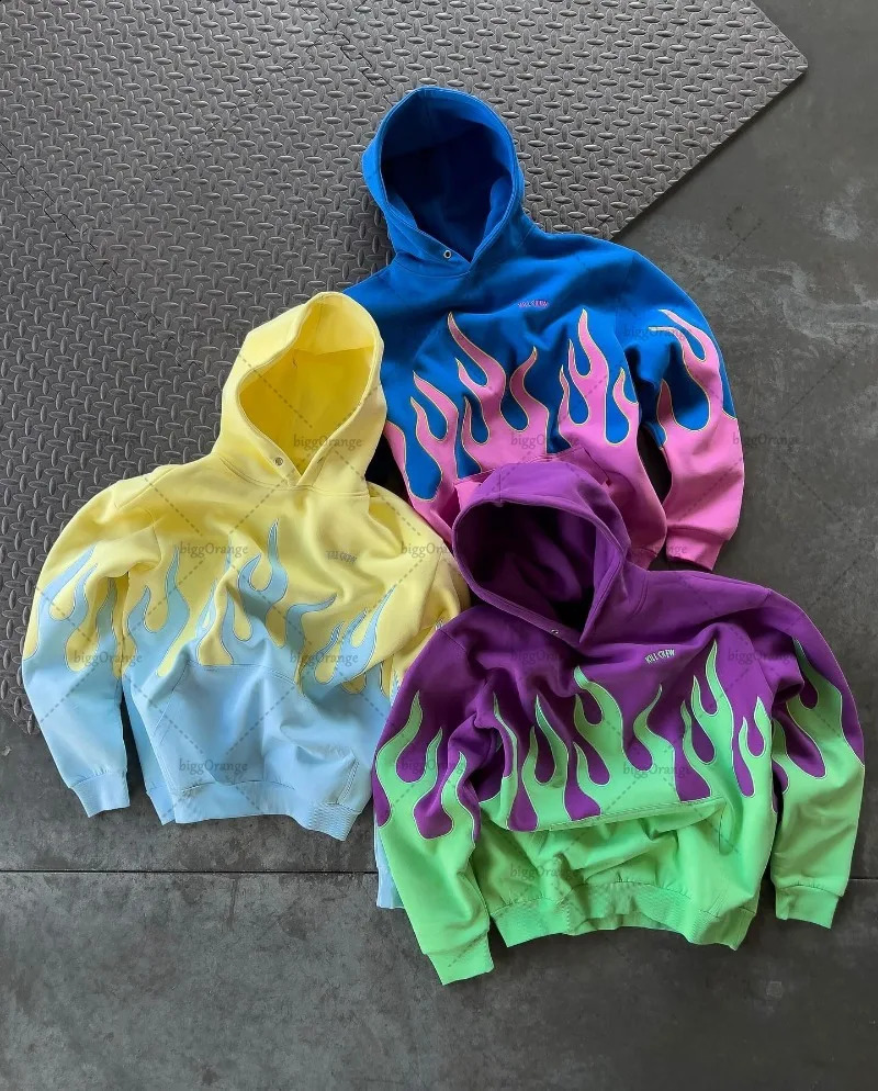 American Fashion Personalized n Clothing Harajuku Y2K Casual Loose Hoodie Men Street Hiphop Punk Allmatch Sweatshirt Women 241203