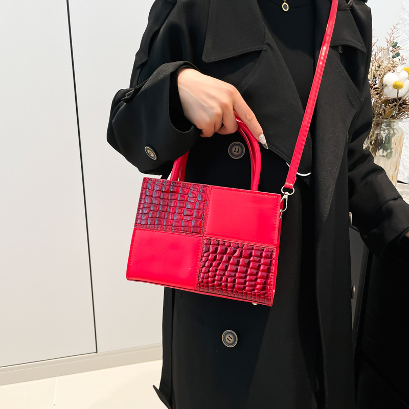 Large capacity women s trend new fashion bag women leisure s crocodile pattern designer handbag single shoulder crossbody bag