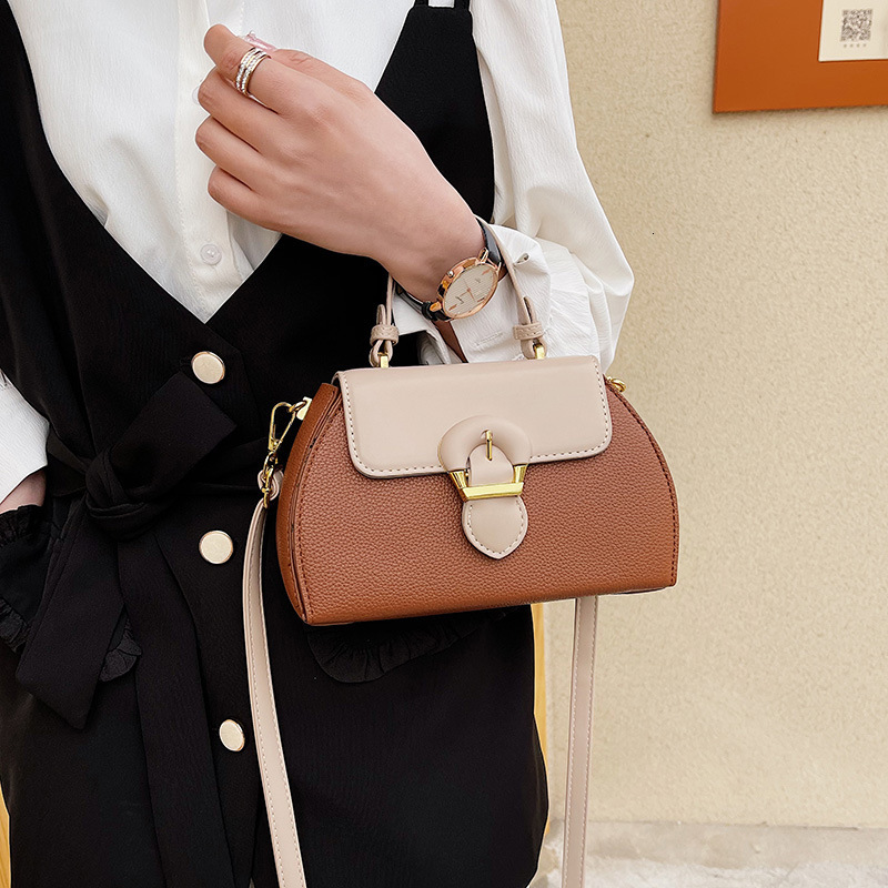 New French niche women s style leisure new handheld trend small square bag fashionable multifunctional popular designer single shoulder crossbody bag