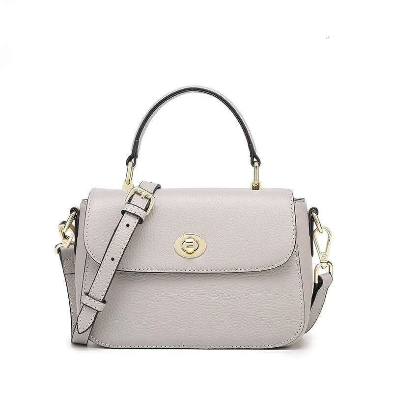 Motingsome Small Square Bag Women Genuine Leather Fashion Designer Bags Crossbody Flap Purse Cowhide Daily Tote New
