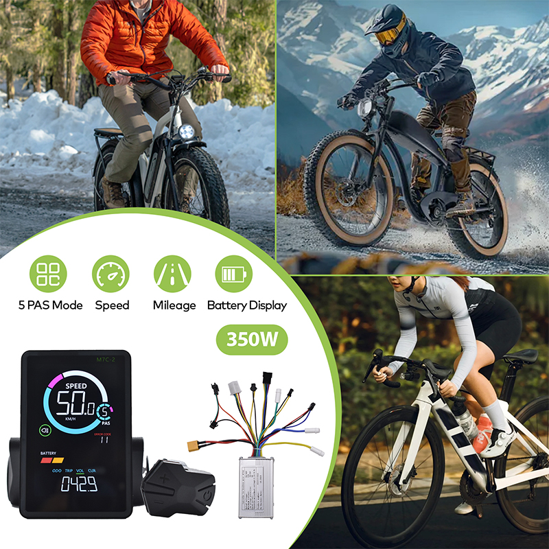 High-Performance Electric Vehicle Motor Controller 350W Brushless Model with Advanced Colorful LCD Display for Multi-Voltage Range Applications