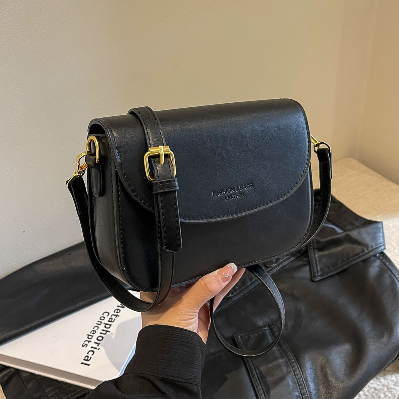 Texture female 2025S designer new style fashionable simple crossbody small square atmospheric versatile women bag shoulder bag