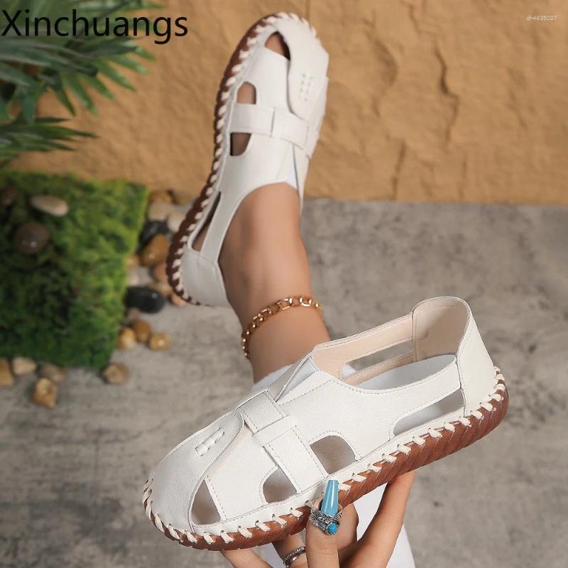 Sandals Women Summer Casual Fashion Hollow Out Comfortable Platform Sandalias zhanyishengli
