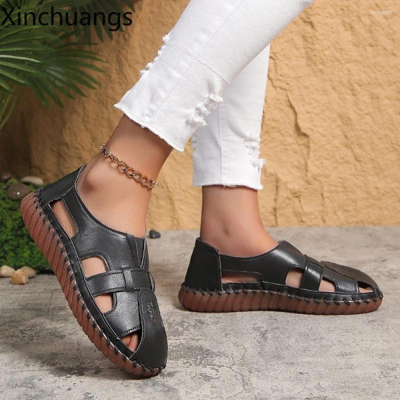 Sandals Women Summer Casual Fashion Hollow Out Comfortable Platform Sandalias zhanyishengli
