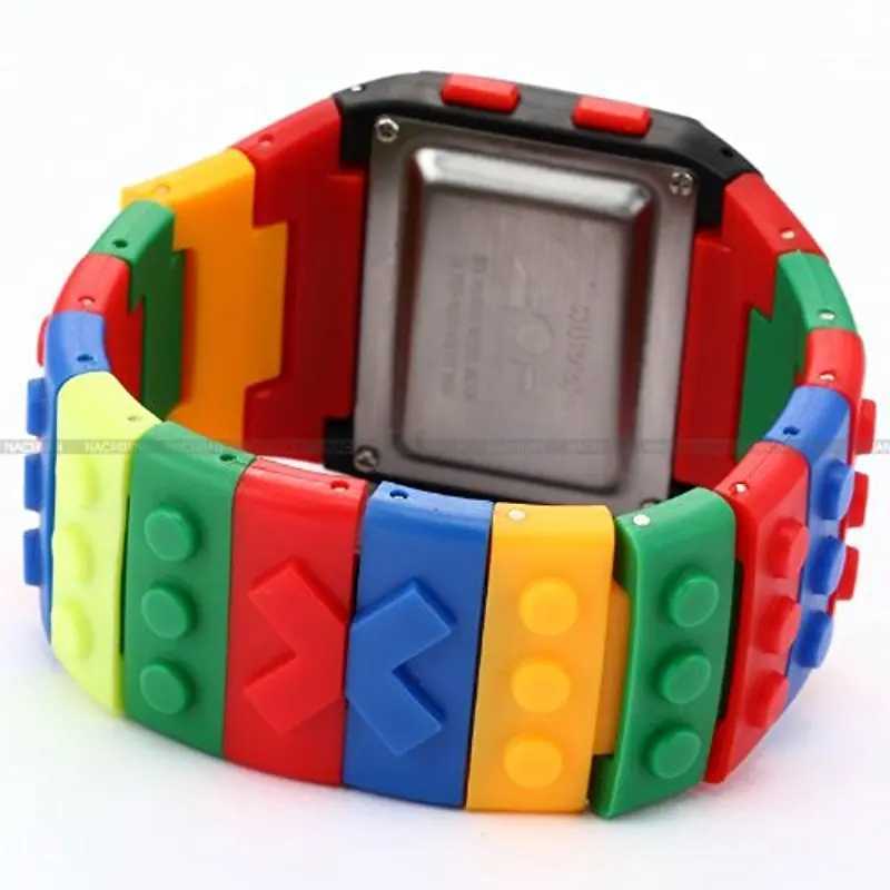 SHHORS Candy Rubber Digital Stopwatch Waterproof Mens and Womens Sports Watch LED092 X241204