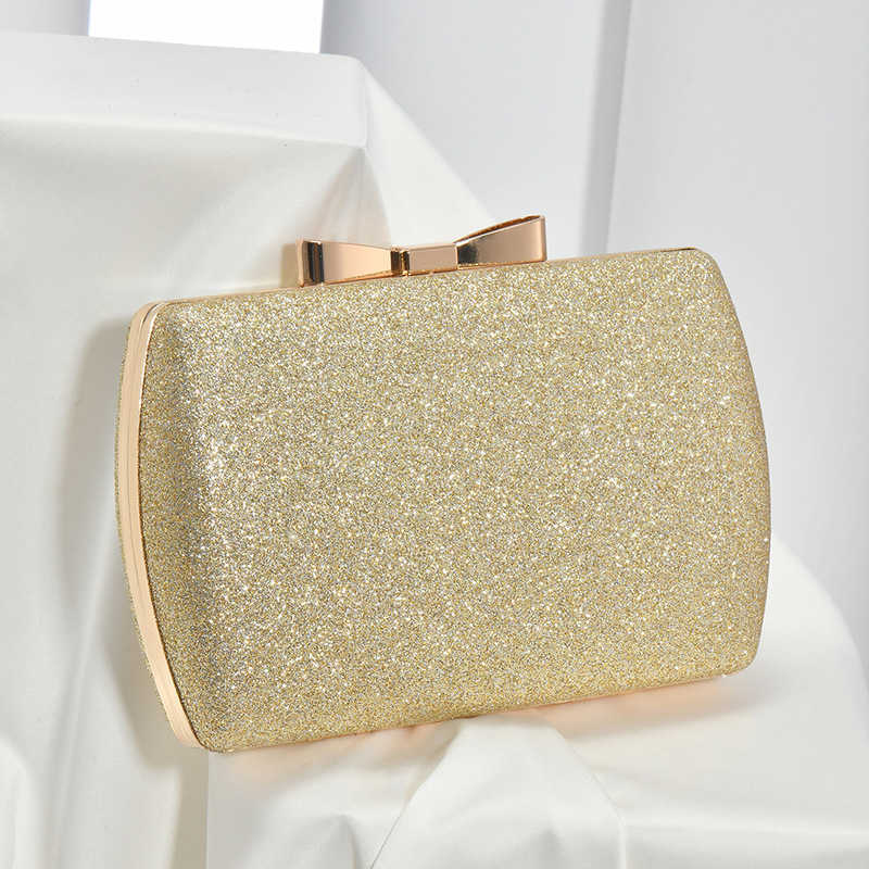 Simple Bow, Shiny Handbag, Party Handbag, Street Photography, Wedding Banquet Bag, Exquisite Trendy Bag 241204