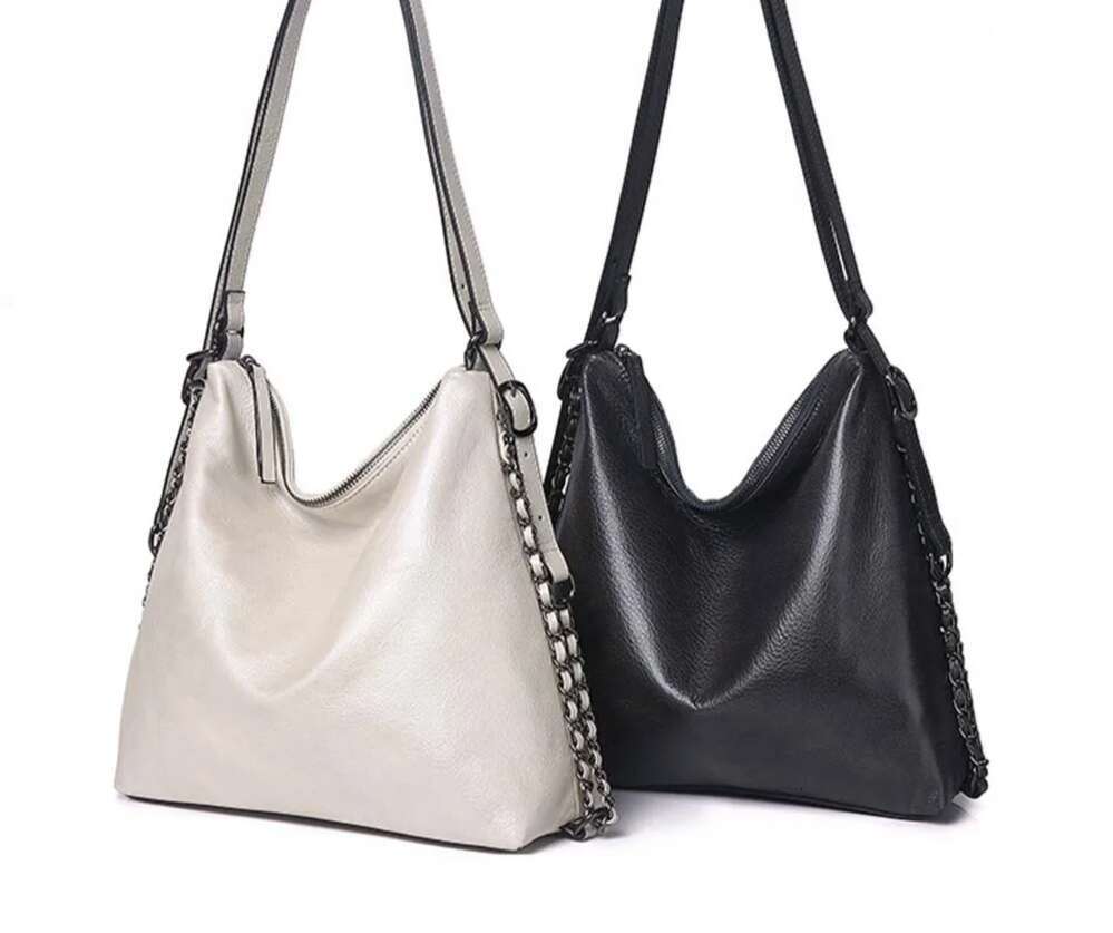 Motingsome Simple Design Cowhide Bag Women Handbag Daily Purses Fashion Lady Shoulder Satchel Casual Tote Back Pack New