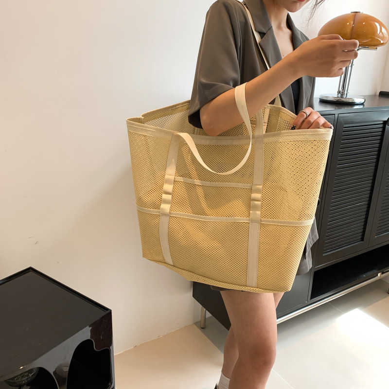 Niche Trendy Shoulder Bag 2023 Summer New Bag Women's Casual Fashion Simple Large Capacity Handbag Women's Bag 241204