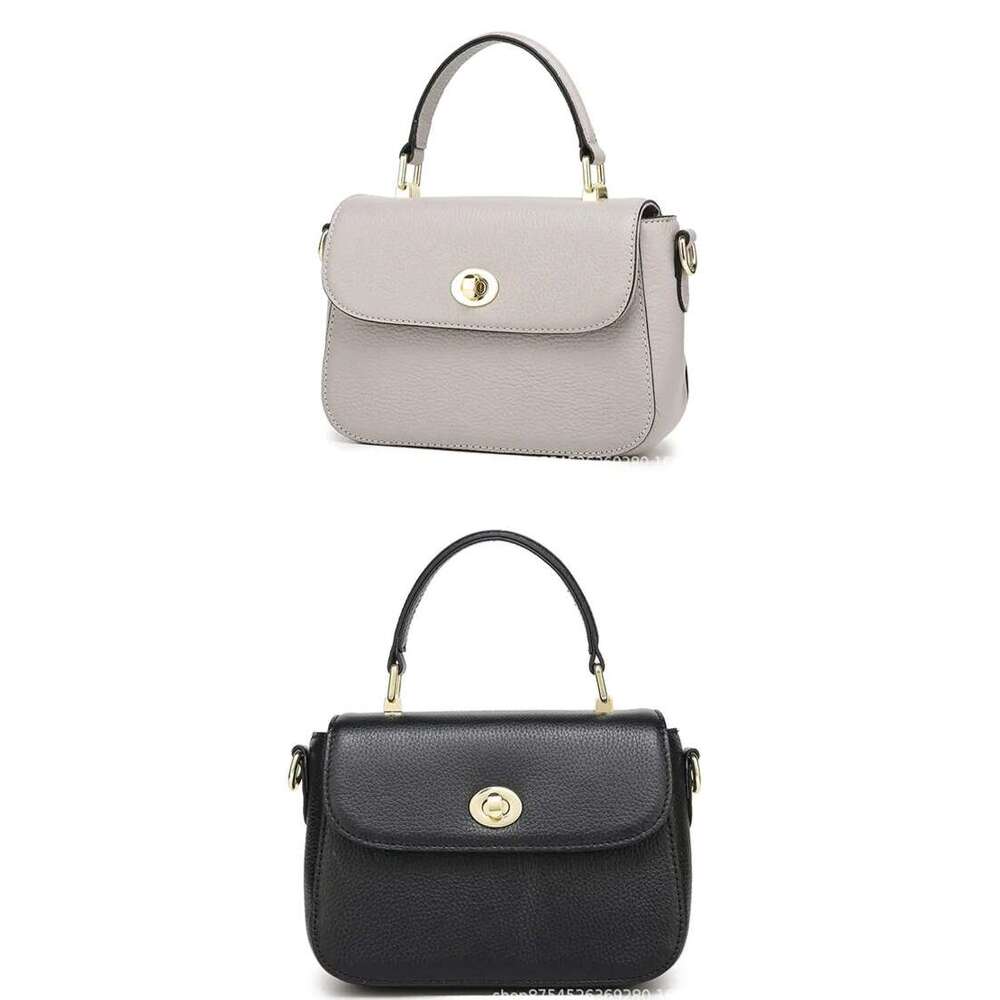 Motingsome Small Square Bag Women Genuine Leather Fashion Designer Bags Crossbody Flap Purse Cowhide Daily Tote New