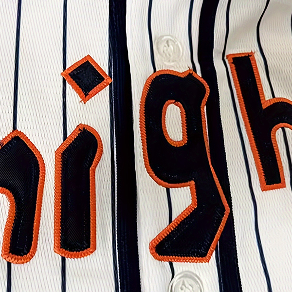 Men's Vintage #9 Knights White Baseball Jersey - Retro, Polyester, Machine Washable, Embroidered Lettering & Numbers, Perfect for Sports & Casual