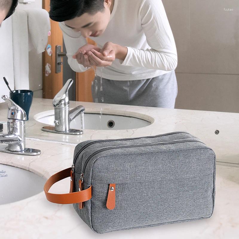 Waterproof Hanging Toiletry hot Bag for Men - Durable Canvas Travel Wash Organizer