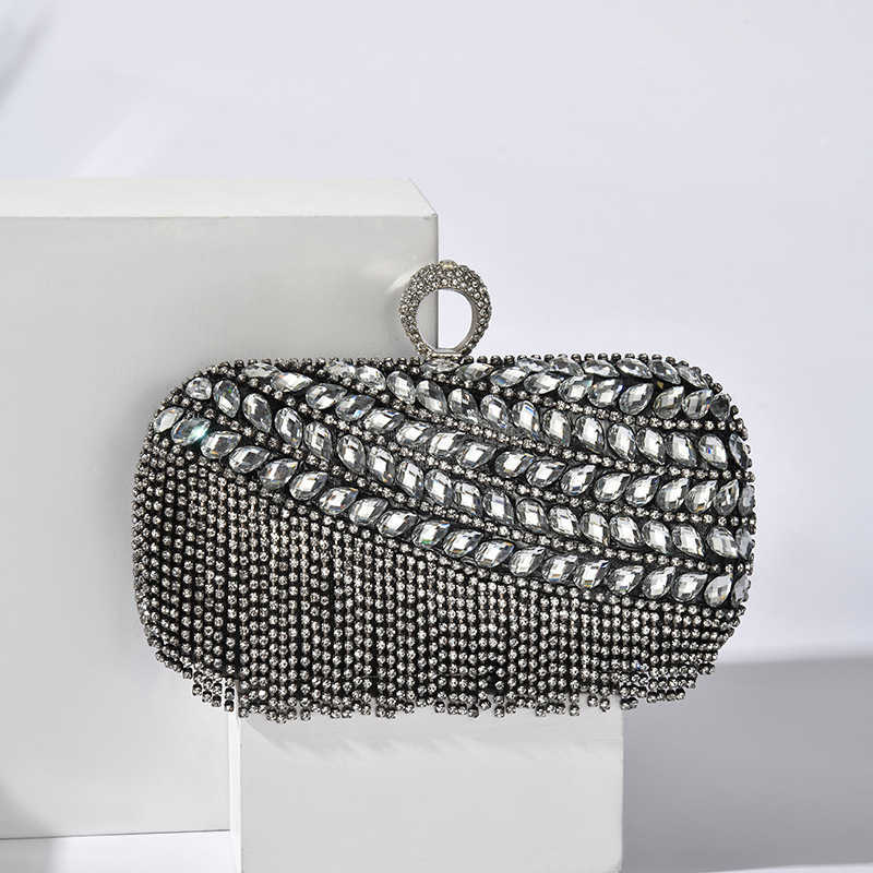 Rhinestone Dinner Bag Women's Banquet Bag Holding a Lady's Dress Versatile Evening Bag 241204
