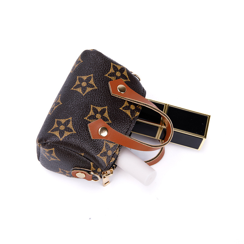 New integrated printed shoulder leisure pillow with slanted body fashionable trend coin wallet printed cartoon design for ladies to love Kawaii mini b