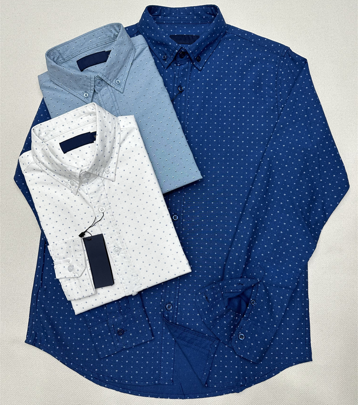 Men Long Sleeve Shirt British Style Classic Small Check Pattern Business Casual Shirt Comfortable Fit Designer Shirt for Spring Autumn Gentlemen Wear