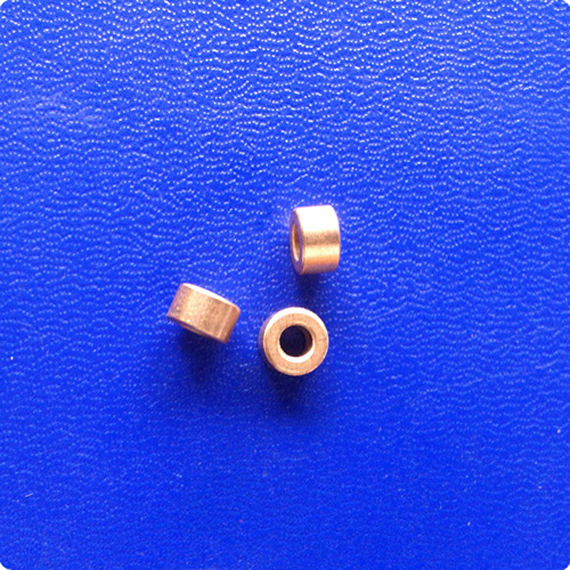 Powder Metallurgy Copper Bushing with Oil-Impregnated Bearing - ID 4mm x OD 6mm x Length 5mm