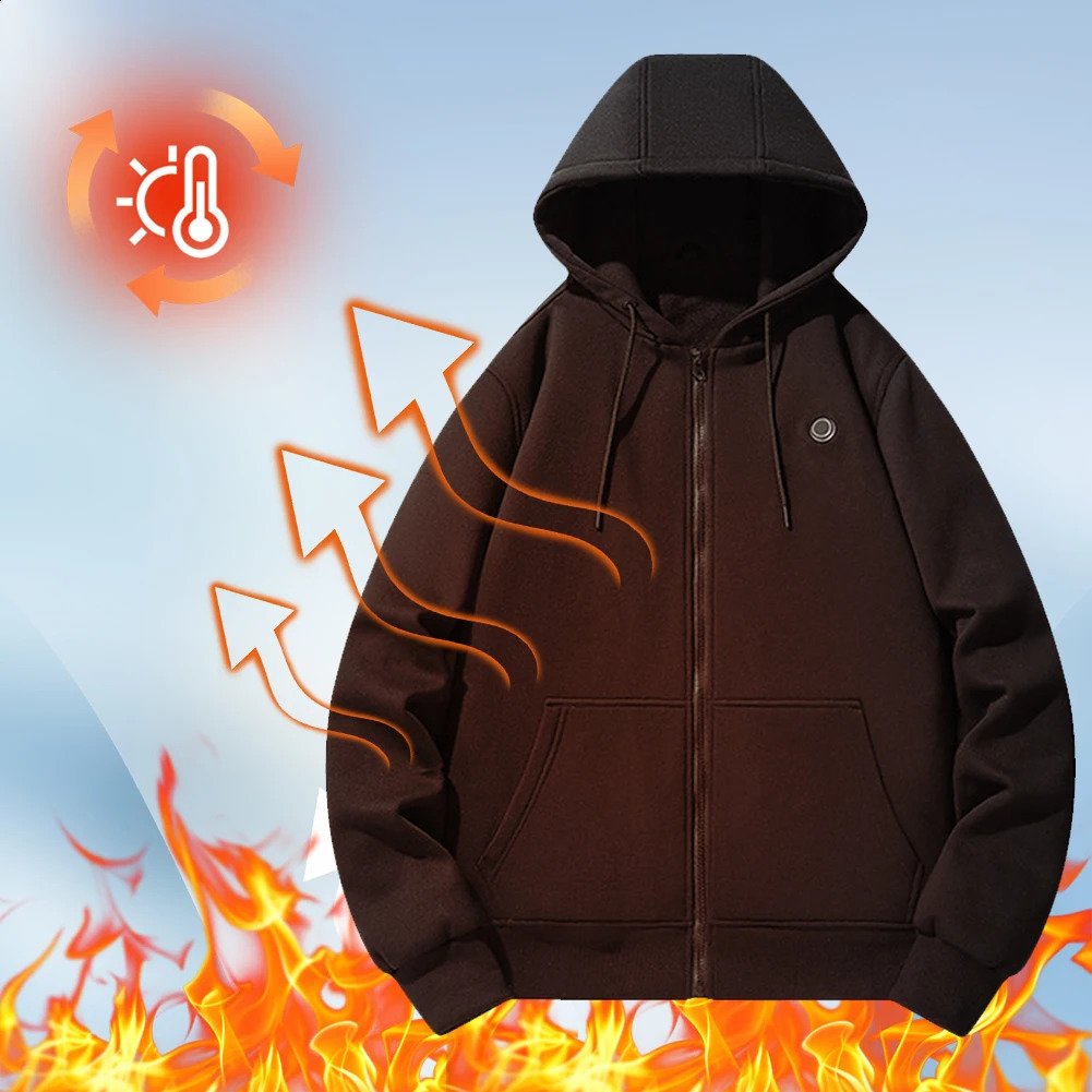 USB Hoodie Womens Sportswear Retro Gothic Jacket Winter Waterproof Sportswear Outdoor Warmth 241203