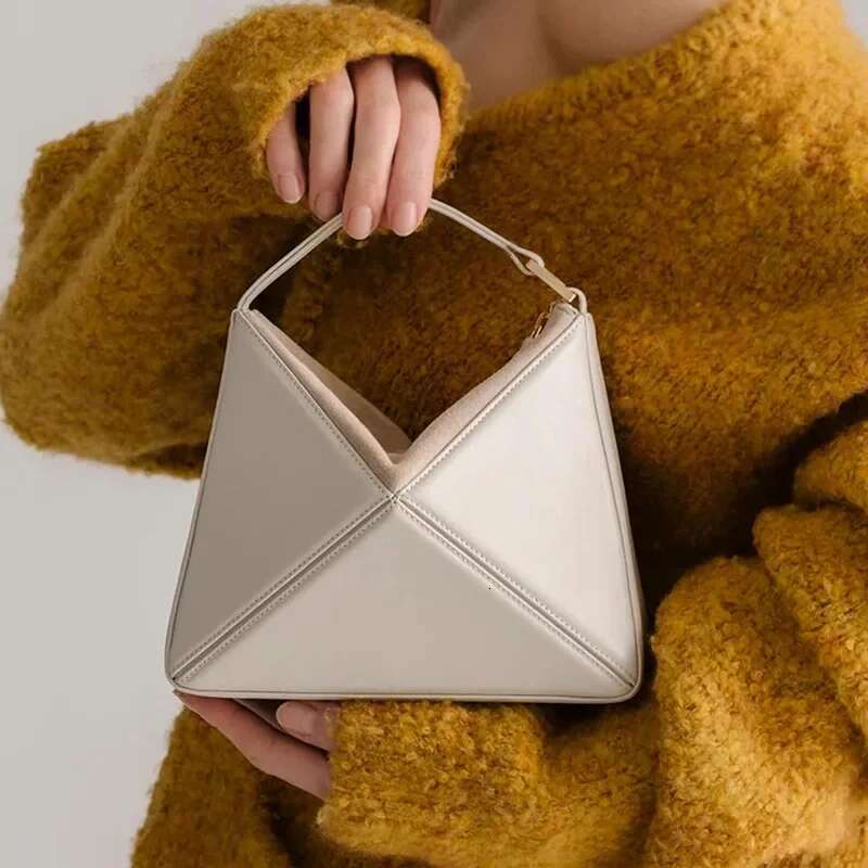 Triangle Women's Handbag - Turkish Design, Patchwork Candy Colors, Versatile Unique, Leisure New & Hot Everyday Use Fashion bags