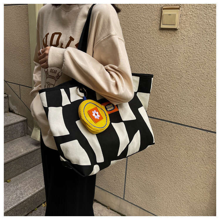 Autumn and Winter Full Edition Large Capacity Canvas Student Backpack Multi Color Shoulder Bag