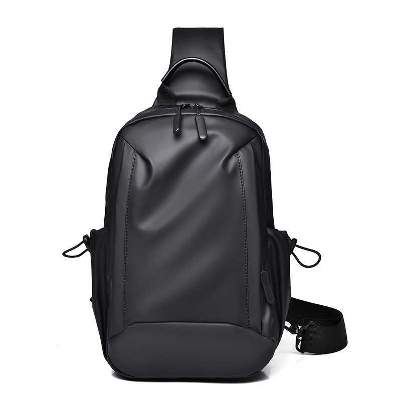 Waterproof Backpack, Men's Casual Crossbody Bag, Fashionable Men's Chest Bag, Sports Chest Bag, Multifunctional Wearresistant Bag 241204