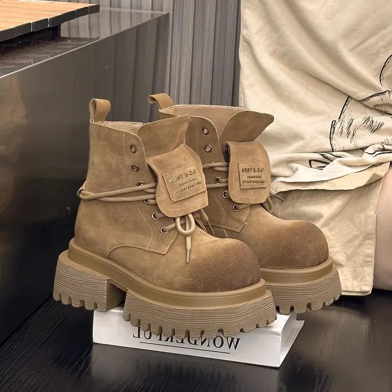 Med High Heels Womens Rubber Shoes Raincoat PU Sewing Raincoat Womens Rubber Boots 241203