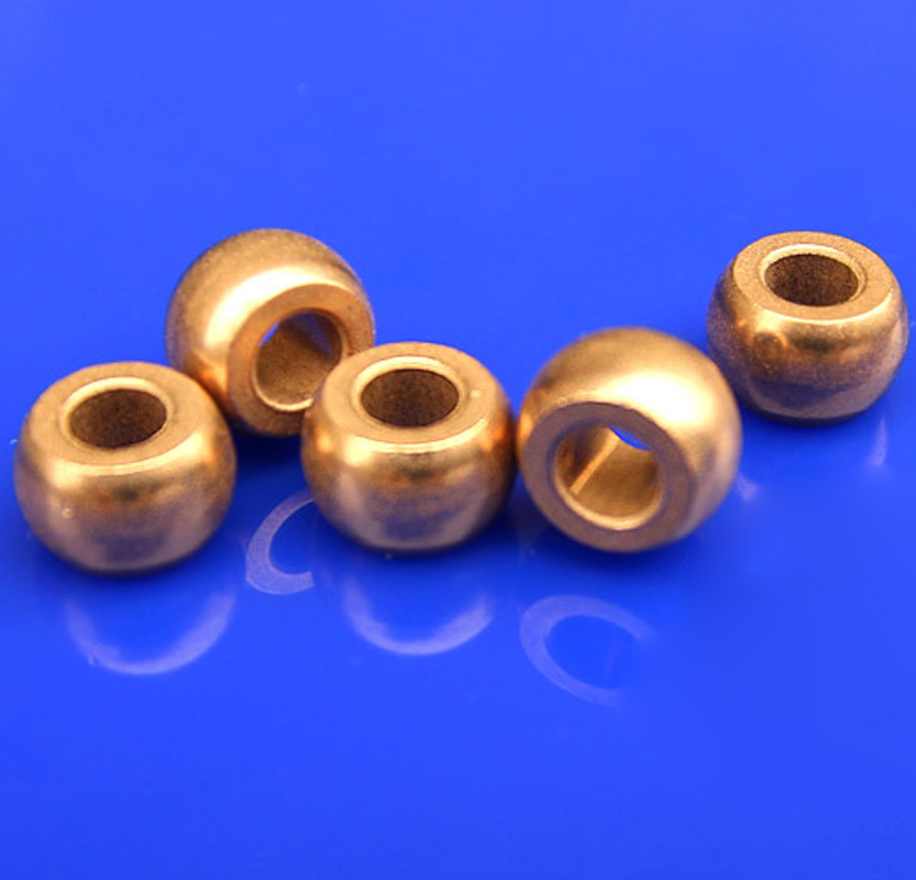 Powder Metallurgy Processed Oil-Carrying Spherical Bearings - I.D. 4mm, O.D. 7.55mm, Hgt. 5mm Available Now!
