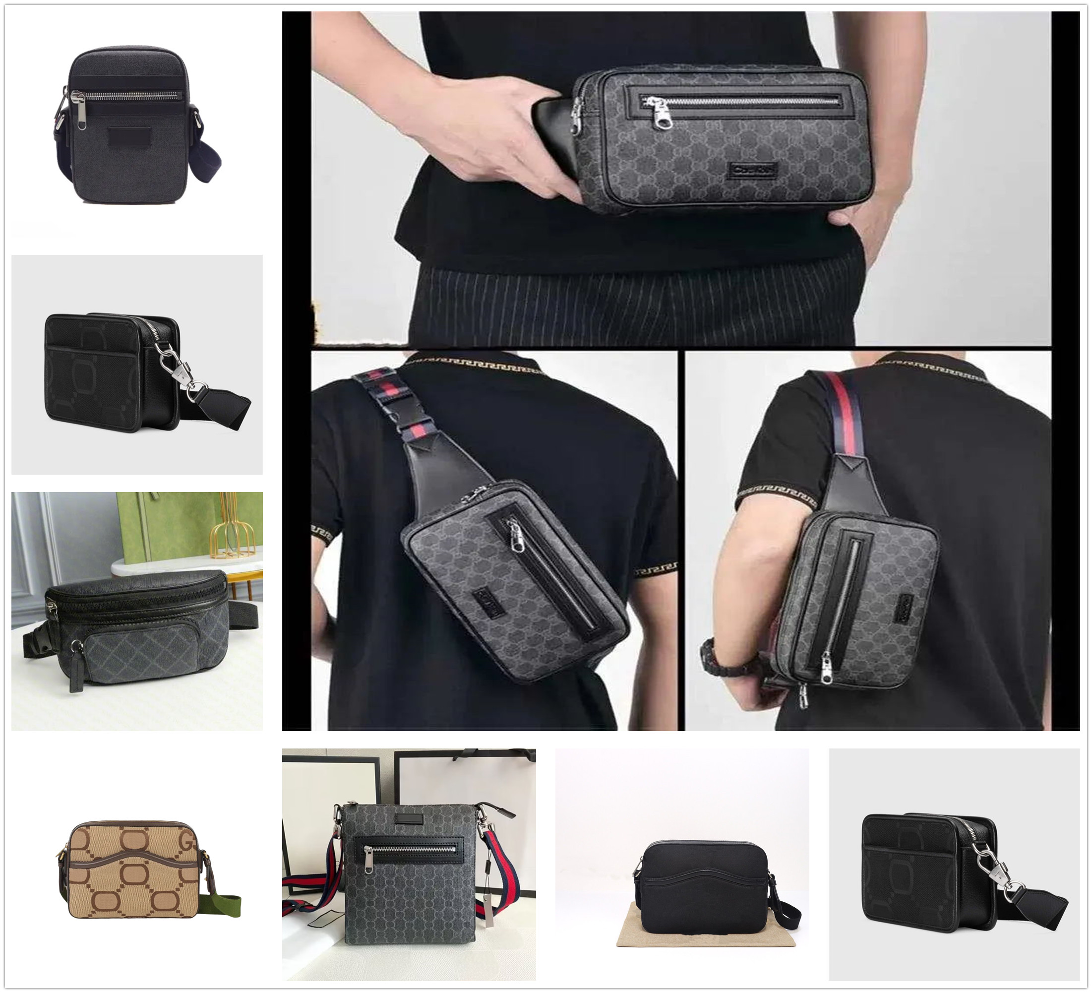 men messenger bag Travelling bag tote bags designer bags men cross body reverse canvas set bag man shoulder bags purse wallet clutch handbag backpack pockets 694432