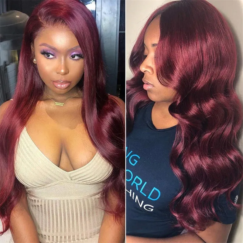 Straight 13x4 Lace Front Simulation Human Hair Wigs 280% Body Wave Brazilian Water Wave 30 Inch Lace Frontal Wig Glueless For Women Synthetic Silky Wi