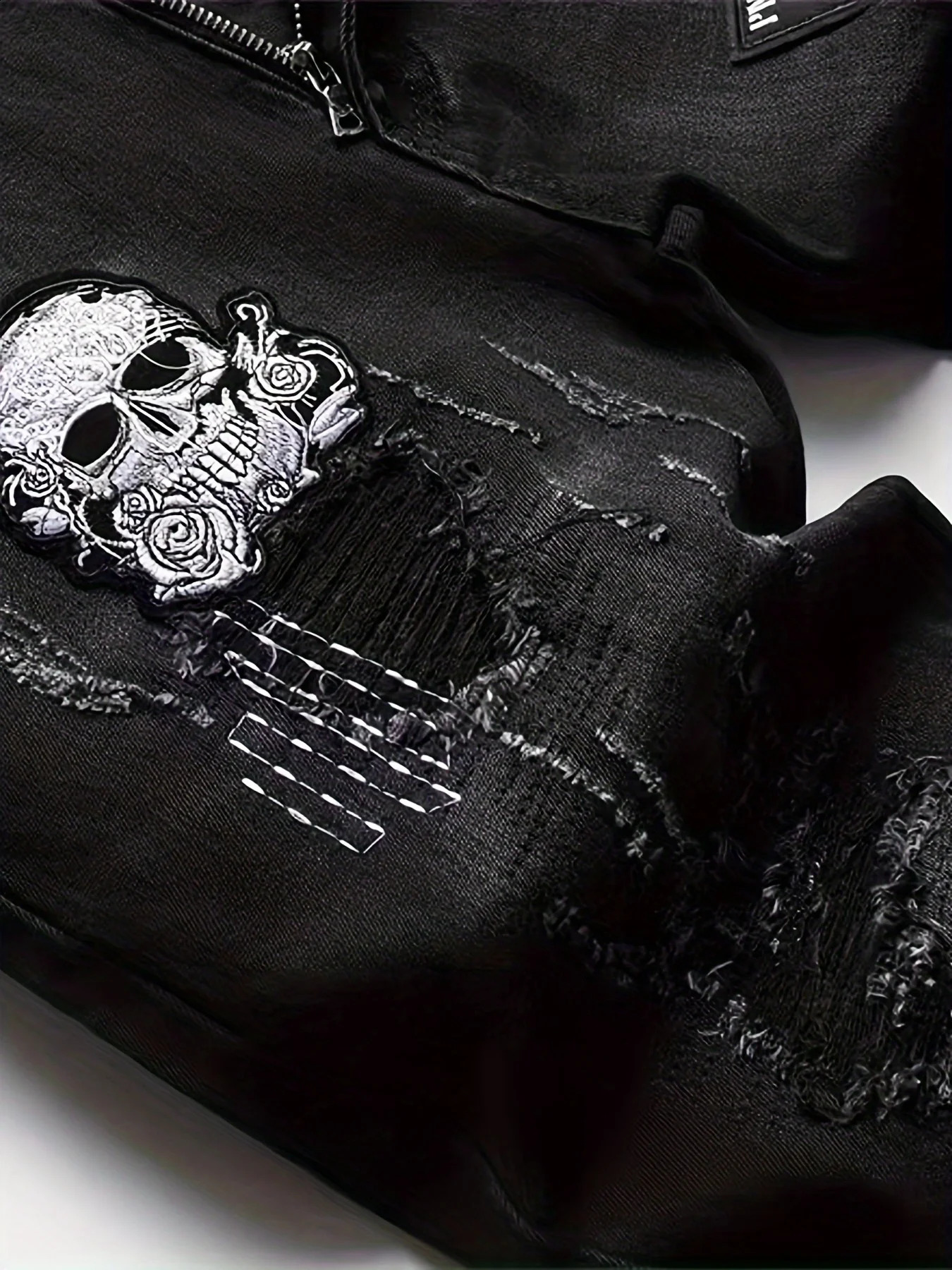 Home>Products>Fashionable ultra-thin tight jeans>Fashionable street style jeans 241203