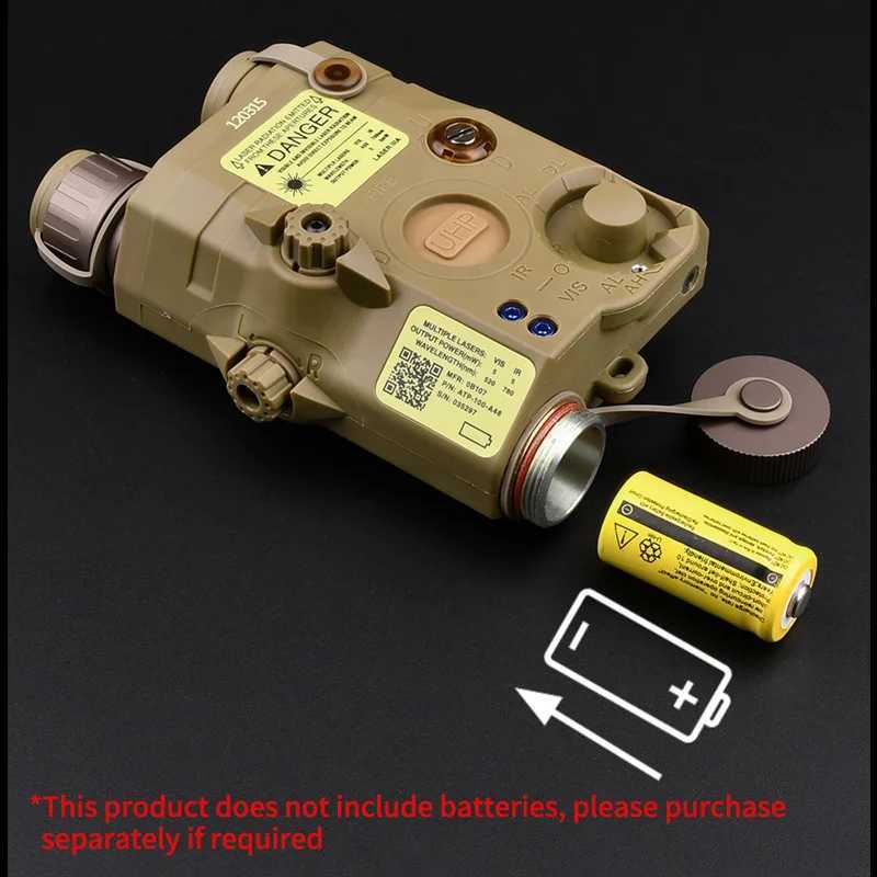 WADSN Airsoft UHP AN PEQ 5 PEQ-5 LA5C red dot green blue laser pointer infrared fill light LED hunting reconnaissance aircraft AR5 Fit 20MM railW24122