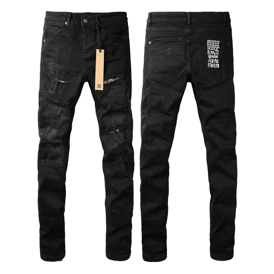 LUXUkUB Man Jeans Designer Jeans Skinny Jeans Ripped Biker Slim Straight Skinny Pants Designer Stack Jeans Fashion Jean SIze 28-40