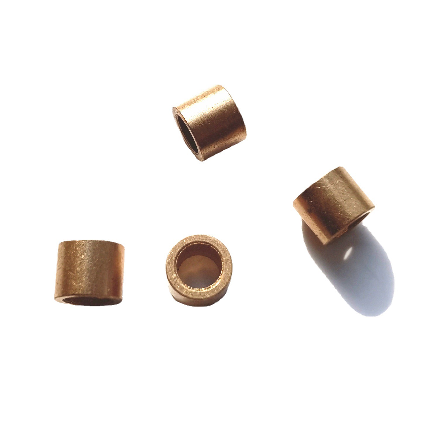 Powder Metallurgy Copper Bushing with Oil-Impregnated Bearing - ID 4mm x OD 6mm x Length 5mm