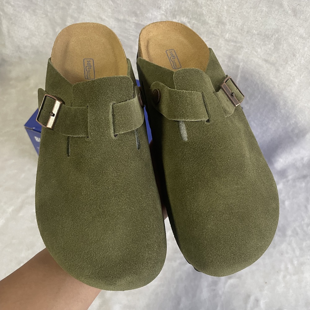 birkinstocksandals bostonclogs berkinstocks clogs clog softwood designers slippers sandals slide shearling fur Leather suede Women Men Slipper big size 35-45