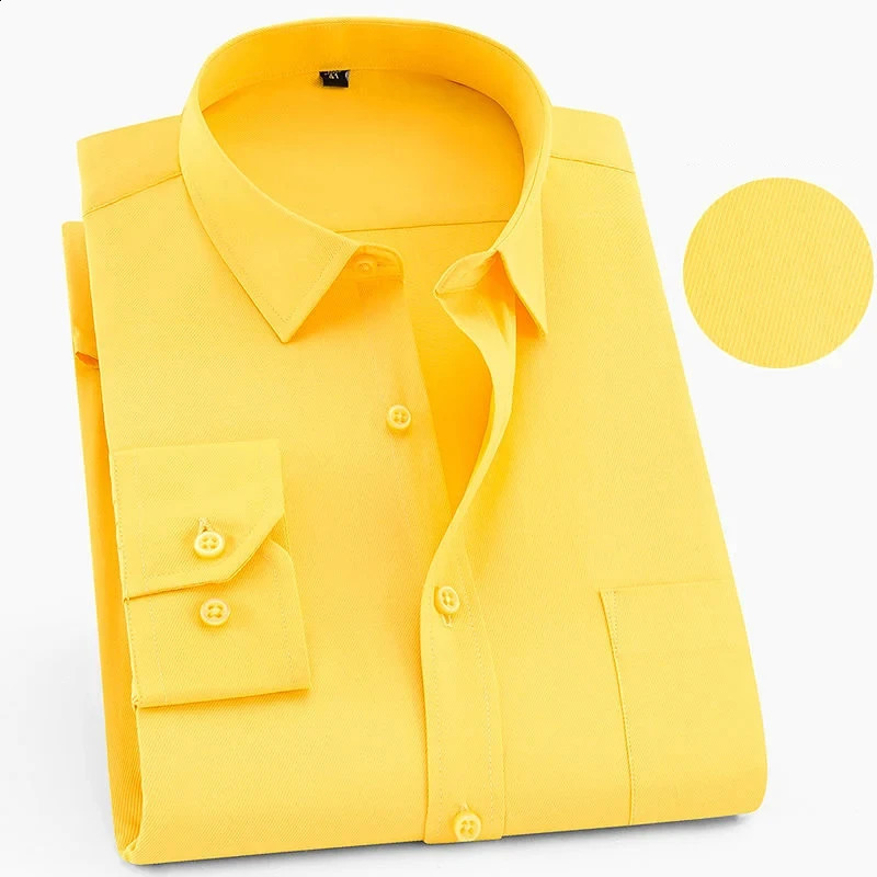 Plus Size 9XL 8XL 7XL Mens Business Casual Long Sleeved Shirt Classic Striped Male Social Dress Party Tuxedo Shirts White Blue 250206