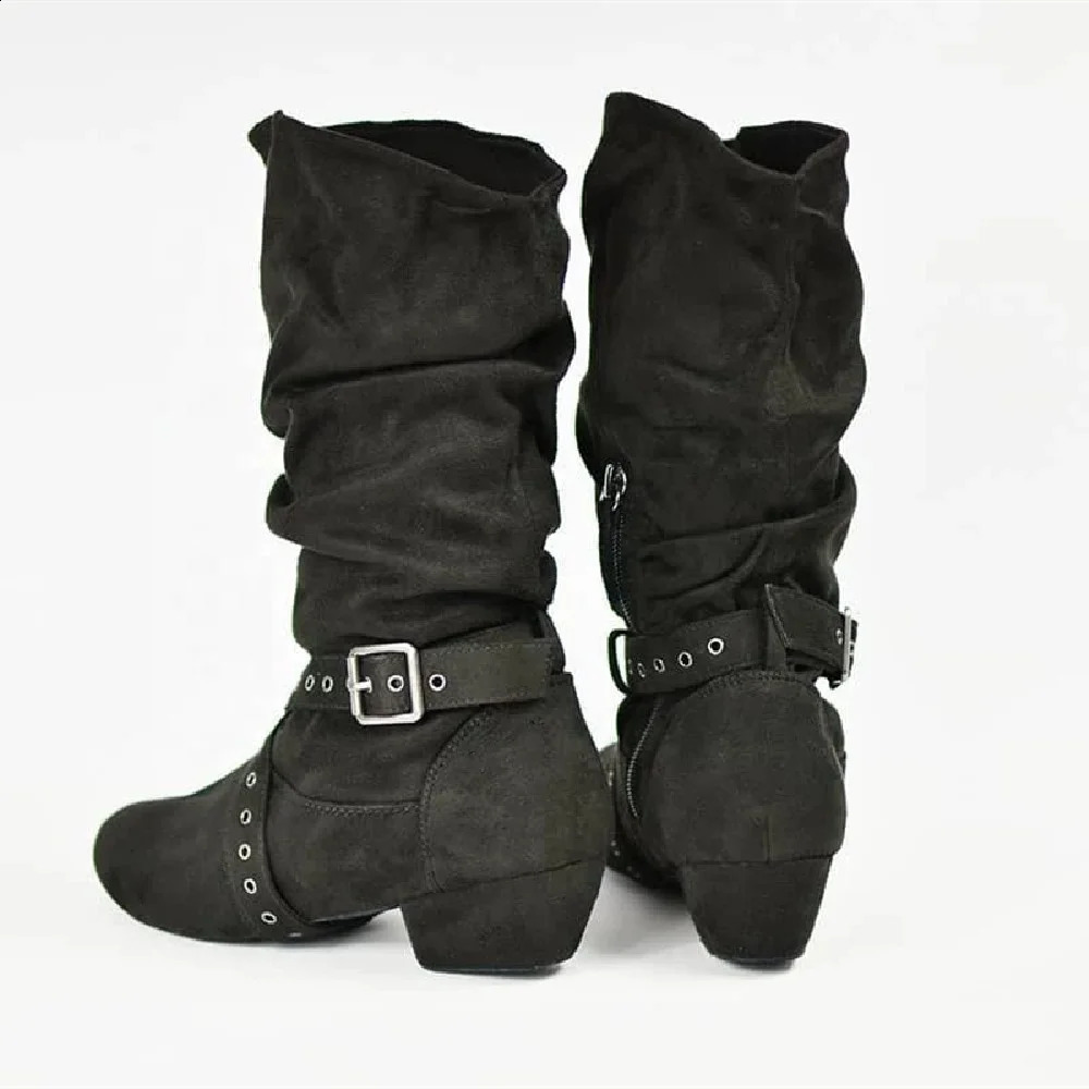 Womens dance suede sole walking womens Latin dance boots Salsa shoes long warm-up line shoes West swing dance boots 241203