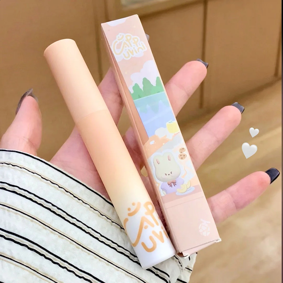 Pumpkin Apricot Lip Mud Velvet Lip Cream Matte Texture Lipstick Overlay Base Color Rose Pink Orange Lip Gloss Tint Cosmetic 241204