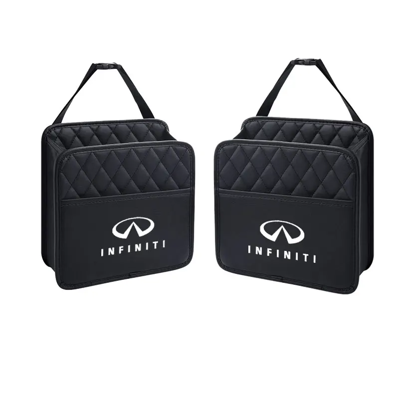 Car Hanging Bag Pocket Auto Car Storage Tissue Box For Infiniti FX35 Q50 Q30 ESQ QX50 QX60 QX70 EX JX35 G35 G37 EX3 Accessories