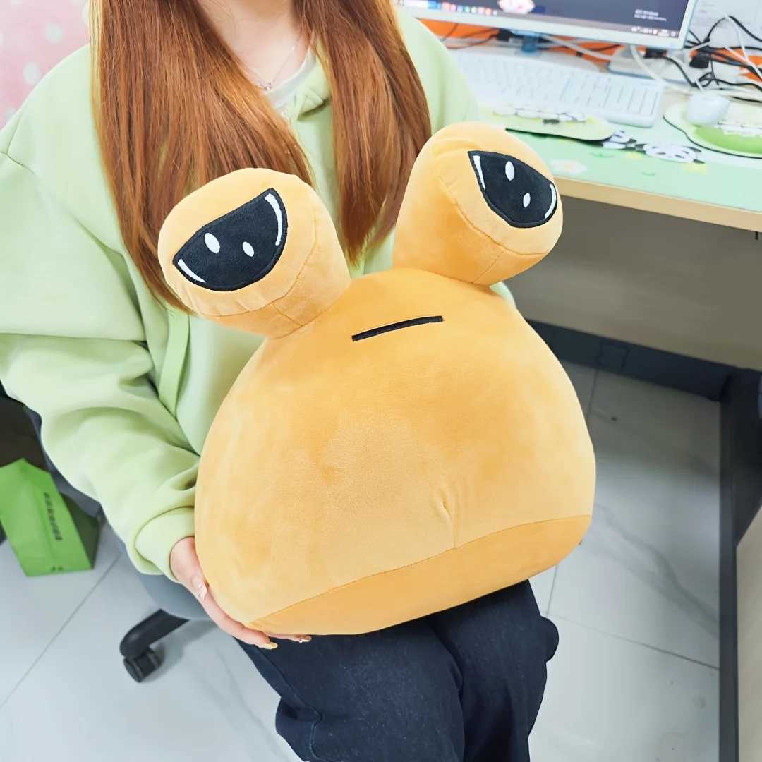 Big Size Hot Game My Pet Alien Pou Plush Toys Alien Stuffed Animal Pou Plushie Toy For Kids Birthday Gift Halloween DecorationsXJ241204
