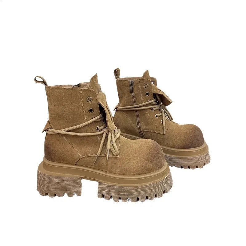 Med High Heels Womens Rubber Shoes Raincoat PU Sewing Raincoat Womens Rubber Boots 241203